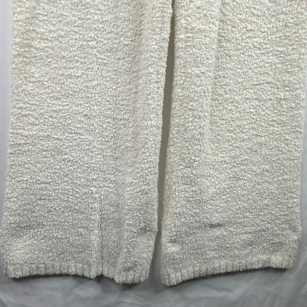 SKIMS Cozy Knit Pant Bone White Wide Leg Lounge Pants S/M RN158973